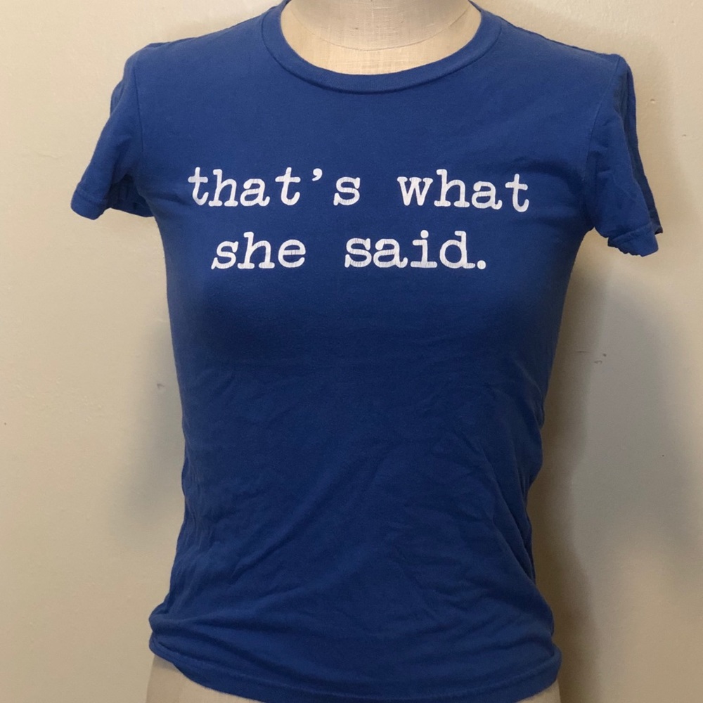 Cute soft tee for office fans